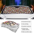 thumbnail image 4 of Kdxio Milk Tea Print Front Windshield Sun Shade,Folding Auto Sunshade for Car Truck SUV-, 4 of 7