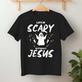 thumbnail image 2 of Halloween Life Scary Without Jesus – T-Shirt / Hoodie / Sweatshirt – Christian Faith Apparel – Perfect for Church Gatherings, 2 of 6
