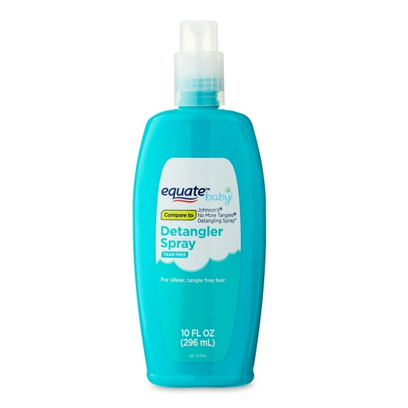 Equate Baby Tear-Free Detangler Spray, 10 fl oz, Compare to Johnson's® No More Tangles® Detangling Spray