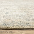 thumbnail image 5 of Oriental Weavers Malabar Hand-made Area Rug - 45304 - 8' x 10' - in Beige/ Charcoal - Vintage Inspired, Hand-Made Rugs, Dining, Living Room Rug, 5 of 7