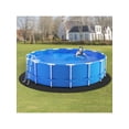 thumbnail image 1 of 15ft Round Pool Liner Pad, Pool Liner Pad For Above Ground Swimming Pools, Extra-Thick Pool Mat, Prevents Punctures, Recy Cled Geotextile Material Underlayment Pad, Extend Liner Life, 1 of 10
