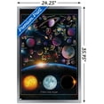 thumbnail image 3 of Ali Chris - The Solar System: Total Eclipse Letters Wall Poster, 22.375" x 34" Framed, 3 of 5