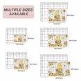 thumbnail image 6 of Gnomes Outdoor Rug 5x7 Ft, Non Slip Washable Area Rug, Vintage Yellow Sunflower Summer Bee Grey Plaid Patio Rugs Carpet Runner, Large Floor Mat for Indoor/Outdoor Deck Porch Camping, 6 of 8