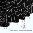 thumbnail image 6 of Halloween Spider Webs Shower Curtain 36"x72" ,Bathroom Decorative Shower Curtains Set with 12 Hooks,Modern Waterproof Washable Shower Curtain, 6 of 6