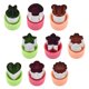thumbnail image 5 of Yuarrent Paquete de 3 moldes para cortar verduras, portátil, desmontable, pulido, encantador, antideslizante, de acero inoxidable, molde para el hogar, Cocina y Comedor Tierform Yuarrent HA001189-01, 5 of 6