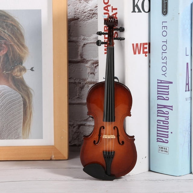 Miniature Violin Model, Simple To Operate Subtle Design High Practicality for Indoor