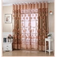 thumbnail image 4 of Cortina perfecl de Jacquard Tul Gasa 250x100cm color Cafe, 4 of 8