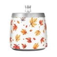 thumbnail image 7 of Yayeee Ashtray with Lid for Cigarette Smokeless Stainless Steel Home Ash Holder, Watercolor Autumn Leaves, 7 of 7