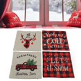 thumbnail image 4 of Christmas Pillow Covers, Christmas Pillowcase Deer Snowflake Snowman Invisibility Zipper  For Christmas 05, 4 of 8