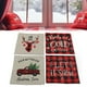 thumbnail image 5 of Fundas de almohada de Navidad, cremallera de invisibilidad 4 piezas Funda de almohada de Navidad suave y cómoda Ciervo Copo de nieve Mueco de nieve Material de lino para el ANGGREK  Otros, 5 of 8