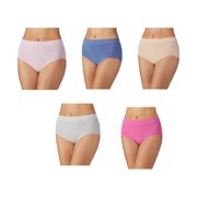 Carole Hochman Ladies' Seamless Brief, 5-pack Size: XL, Color: Pink Multi