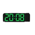 thumbnail image 1 of Reloj LED, relojes de mesa digitales, silencioso, fácil de leer, reloj temporizador eléctrico para estudiantes, oficina, entrada, dormitorio , negra Fernando Despertador de proyección, 1 of 6