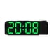 thumbnail image 1 of Reloj LED Reloj de mesa digital Reloj eléctrico de rotación silenciosa multifuncional para Luz verde negra, 1 of 7