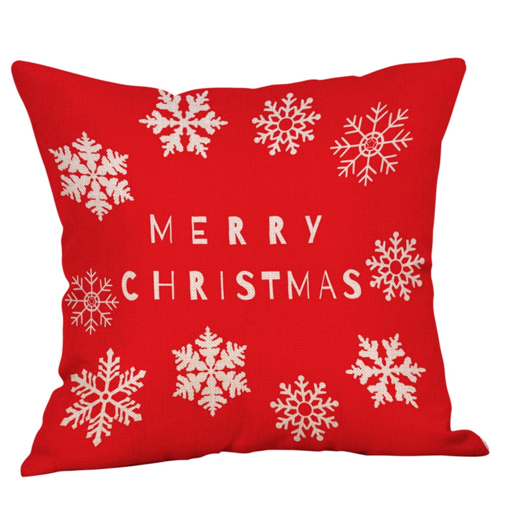 Pianpianzi Leather Pillows Comfortable Couch Pillows Throw Pillows Neutral Christmas Case
