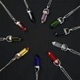 thumbnail image 2 of NAMZI Crystal Necklaces for Women Crystal Pendant Gemstone Necklace for Spiritual Energy Healing Hexagonal Pendant Divination for Men (White), 2 of 5