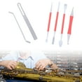 thumbnail image 2 of Double Headed Flat Pad Sound Hole Tool Saxophone Repair Tool Clarinet Spring Hook Woodwind Instrument Repair Tools Set, 2 of 16