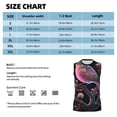 thumbnail image 5 of Lsque Bird 2 Print Men's Cotton Blend Sleeveless Muscle Shirts (S-3XL)- Moisture Wicking, Odor Protection, UPF 30+,Small, 5 of 8