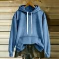 thumbnail image 5 of 2026 New!Women's Oversized Printed Sweatshirt Pullover Loose Casual Denim Hoodie, 5 of 8