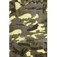 thumbnail image 5 of Womens Vintage Wash Straight Leg Denim Overalls with Pocket Bib, Green Camouflage, XX-Large, 5 of 7