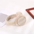 thumbnail image 3 of Lohuatrd Unisex Folding Earmuffs Ear Cover Super Soft Ultra-Thick Cold Resistant Fashion Outdoor Winter Warm Plush Earmuffs Ear Warmer, 3 of 8