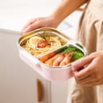 thumbnail image 3 of tredstone Lightweight And Portable For On Go Individuals Gift Idea Lunch Boxes pink, 3 of 6