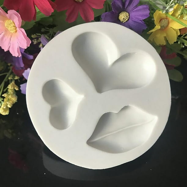Teissuly Sweet Silicone Cake Mold Tanabata Valentine's Day Lips Chocolate Baking DIY Teissuly WER202312025221