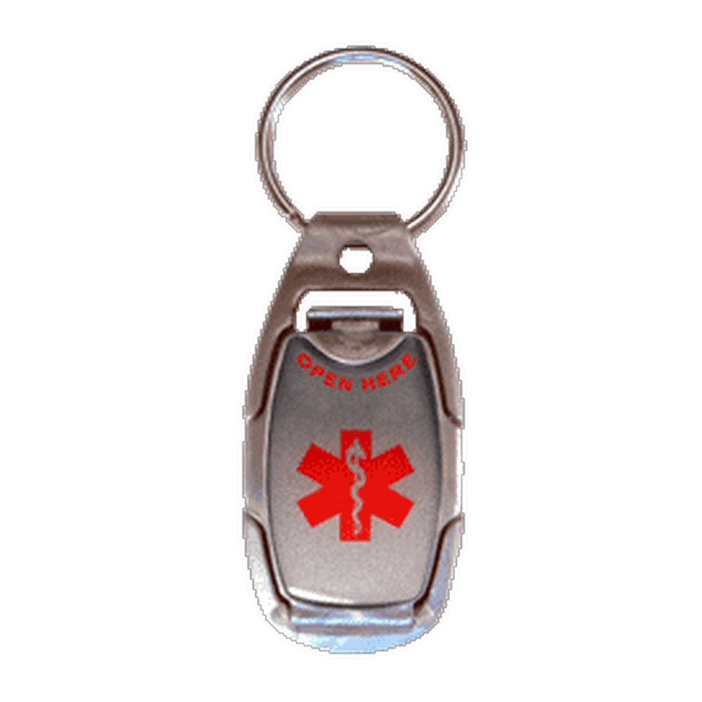 ID ON ME ID On Me Tag Medical ID / Silver