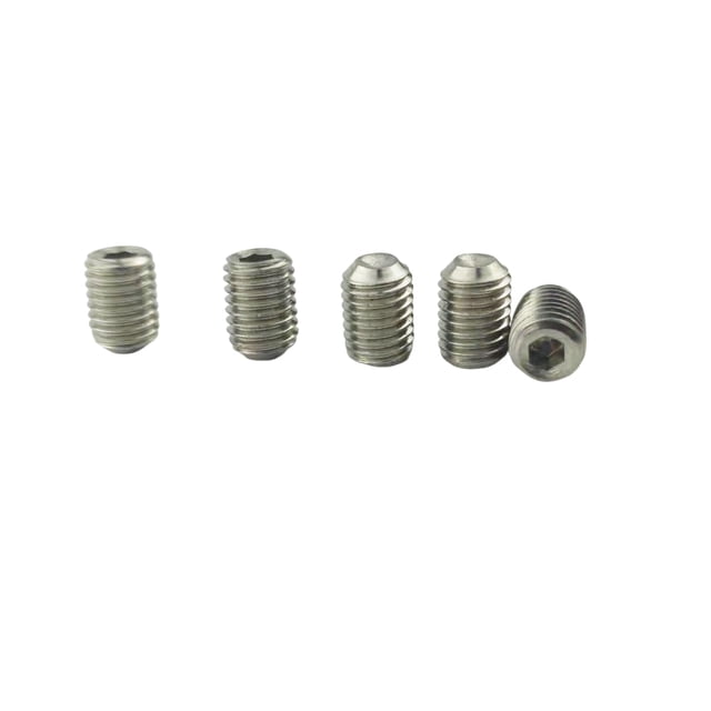 Tornillos SUPROJDM de acero inoxidable M7 de 9 mm, set de 5