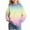 Multicolor, variant on dazeni Big Girls 3-14 Years Fashion Hoodies Novelty Tie Dye Long Sleeve Pullover with Cat Ear Hood Loose Casual Hooide Sweatshirts with Kanga Pocket Light Blue 12 Years