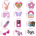 thumbnail image 2 of Decoraciones con forma de espiral para fiestas, HSDSH, Y2K, 2000, color rosa, 24 unidades, 2 of 7