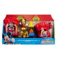 thumbnail image 5 of Disney Jr. Mickey Mouse Mini Playset, Mickey & Pluto Figures, Fire Truck & Accessories, Ages 3+, 5 of 8