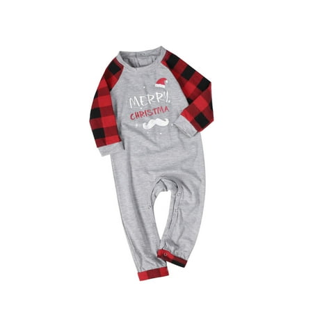 

Nomeni Matching Family Pajamas Sets Christmas Letter And Plaid Printed Holiday Sleepwear Long Sleeve Tee And Bottom Loungewear