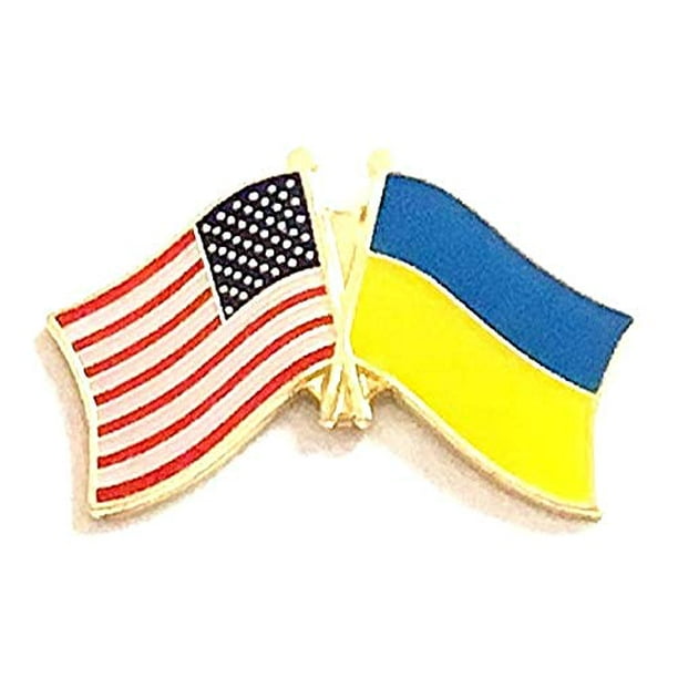 Wholesale Pack of 50 Ukraine International Double and Friendship Flag