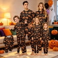 thumbnail image 6 of Family Halloween Pajamas Matching Sets, Halloween Printed Family Outfits Sets, Halloween Printed Long Sleeve Top and Pants, Family Sleepwear, Holiday Loungewear, Coordinated Pajama Outfit, 6 of 6