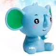 thumbnail image 3 of OUNONA Elephant Shaped Money Bank Perfect for Storing Coins and Bills Soft Plastic Blue Great Birthday, 3 of 8