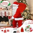 thumbnail image 5 of Alaiyaky Santa Claus Costume for Adult, Christmas Santa Costume Men Women Deluxe Father Santa Suit Outfit Fancy Dress Christmas Cosplay Party, 5 of 10