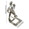 thumbnail image 3 of Support de Gril BBQ Amusant pour Homme, Support pour Hot-Dogs, Grille à Hot-Dogs Réutilisable en Acier Inoxydable, Accessoires de Barbecue et de Camping Extérieurs pour Grillades Fantaisie, Durable et Résistant à la Chaleur, 3 of 8