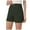 Army Green, variant on Women Stretch Twill Shorts Summer Stretchy Polyester Beach Summer
