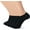 Black, variant on SERISIMPLE Women No Show Thin Bamboo Ankle Sock Soft Breathable Socks 5 Pairs (Black, Large)