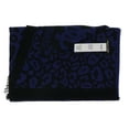 thumbnail image 4 of Roberto Cavalli ESZ029 03000 Purple Wool Blend Leopard Print Mens Scarf for mens, 4 of 5