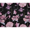 thumbnail image 4 of oneOone Polyester Lycra Black Fabric Flower Watercolor Sewing Fabric By The Yard Printed Diy Clothing Sewing Supplies 56 Inch Wide, 4 of 4