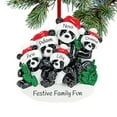 thumbnail image 3 of Panda Bear Couple Personalized Christmas Ornament, 3 of 4