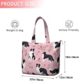 thumbnail image 4 of Border Collie Dogs with Pioneer Flower Travel Tote Bags for Women Carry On,Large Weekender Bags for Women Travel,Multi Functional Duffle Bag for Work,Shopping,Sports, 4 of 5
