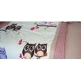 thumbnail image 4 of BabyFad Owl Pink 9 Piece Crib Bedding Set, 4 of 6