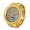 Gold-C, variant on Men Women Elastic Band Finger Watch: Glitter Round Simple Dial Quartz Ring Stretch Strap Watches for Mother's Day