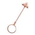 thumbnail image 1 of Injueey Clip de anillo Manos libres Soporte de anillo ajustable Soporte de joyería de mano de latón universal, 17 mm, oro rosa encendedores oro rosa 17 mm Injueey HA003789-03, 1 of 6