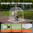thumbnail image 2 of KFFKFF Solo Sports Pod, Quick Setup Weather-Resistant Shelter, Transparent Outdoor Bubble for Viewing Soccer, Football, Softball Events, Parades, and Fishing Activities, 1-Person Capacity, 2 of 9