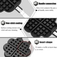 thumbnail image 4 of Non-Stick Bubble Waffle Egg Cake Maker Making Pan Egg Puffle Egg Baking Mold, 4 of 6