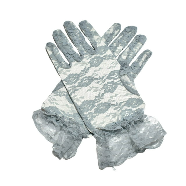 Funny Halloween Decorations Lace Breathable Sun Protection Gloves Unisex