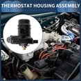 thumbnail image 2 of Conjunto de Carcasa de Termostato de Refrigerante del Motor de Unique Bargains No. 55593034 para Chevrolet Cruze 11-15 para Buick Encore 2013-2021 Plástico Negro Duradero, 2 of 7